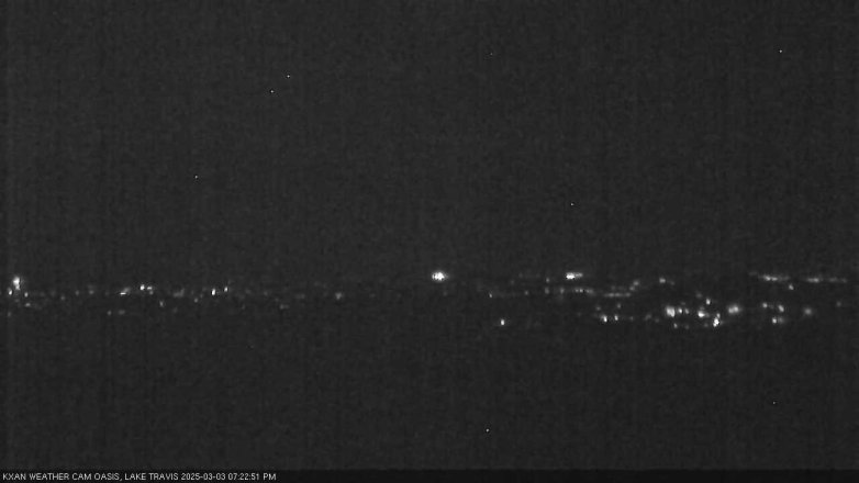 Lake Travis webcam, March 3, 2025 7:25 PM CT
