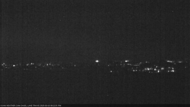 Lake Travis webcam, March 3, 2025 8:25 PM CT
