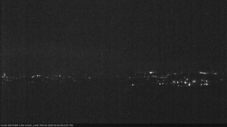 Lake Travis webcam, March 3, 2025 9:25 PM CT