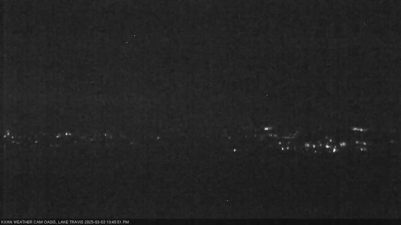 Lake Travis webcam, March 3, 2025 10:45 PM CT