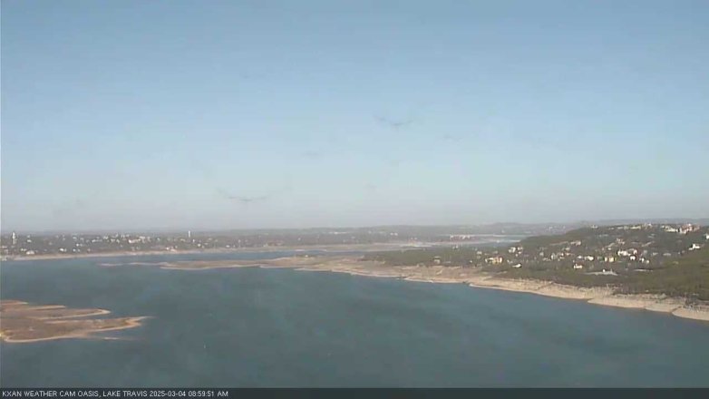 Lake Travis webcam, March 4, 2025 9:00 AM CT