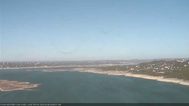 Lake Travis webcam, March 4, 2025 9:45 AM CT
