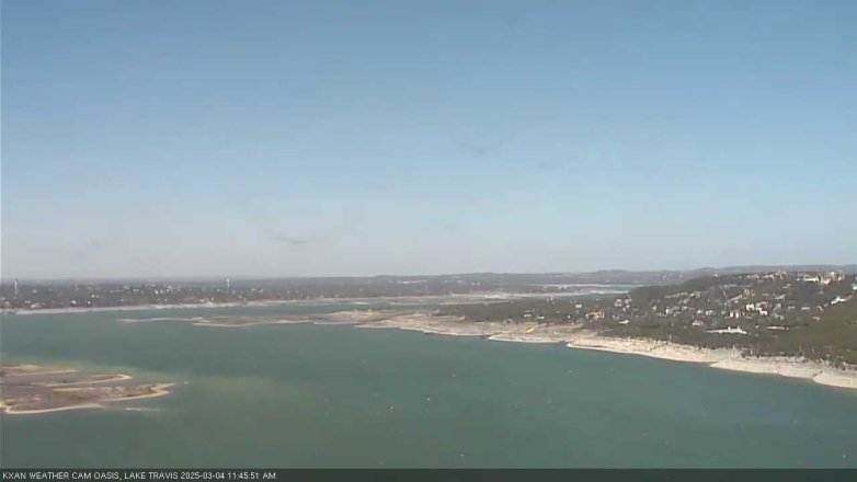 Lake Travis webcam, March 4, 2025 11:45 AM CT