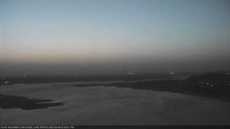 Lake Travis webcam, March 4, 2025 7:00 PM CT