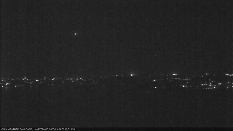 Lake Travis webcam, March 4, 2025 7:45 PM CT
