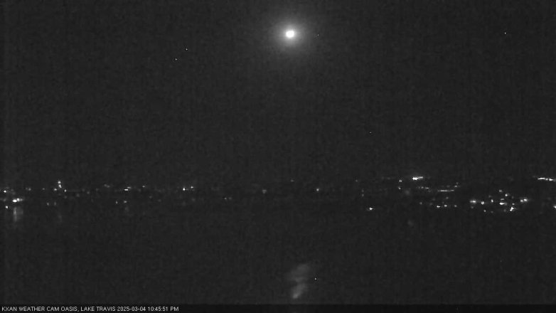 Lake Travis webcam, March 4, 2025 10:45 PM CT