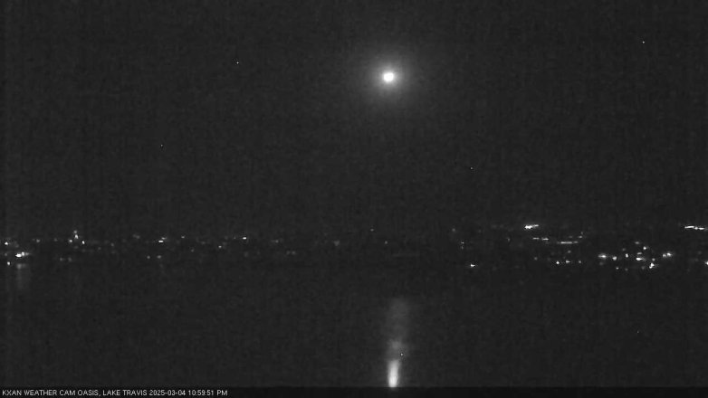 Lake Travis webcam, March 4, 2025 11:00 PM CT