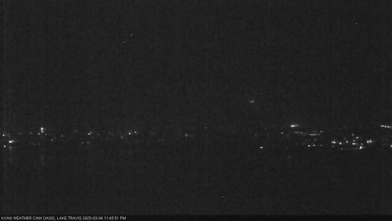 Lake Travis webcam, March 4, 2025 11:45 PM CT