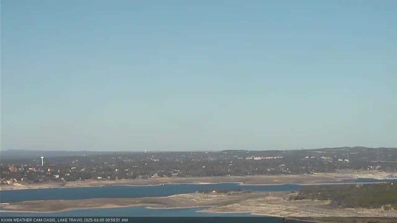 Lake Travis webcam, March 5, 2025 9:00 AM CT