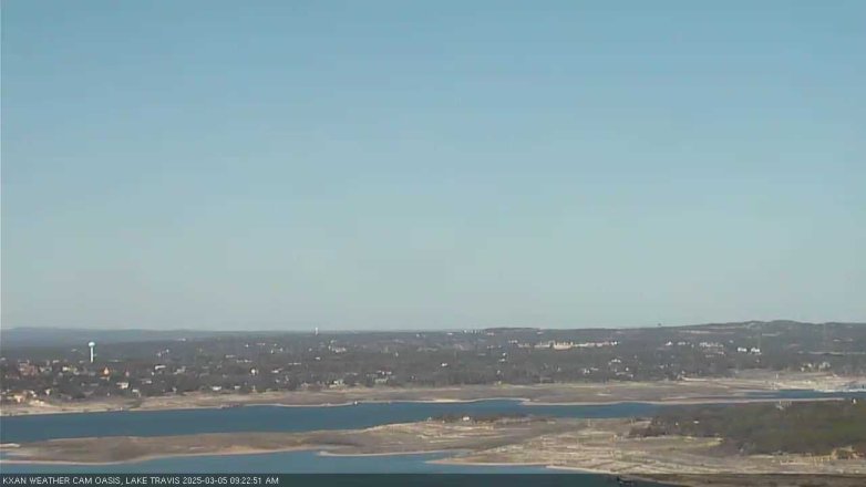 Lake Travis webcam, March 5, 2025 9:25 AM CT