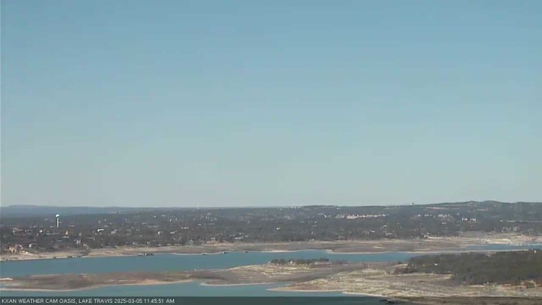 Lake Travis webcam, March 5, 2025 11:45 AM CT