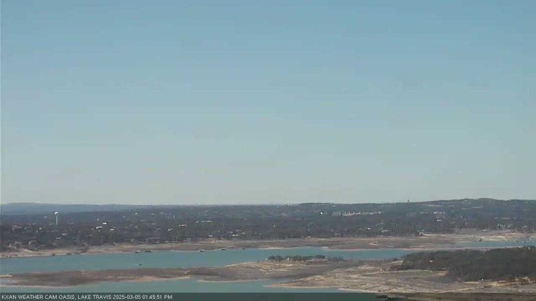 Lake Travis webcam, March 5, 2025 1:45 PM CT
