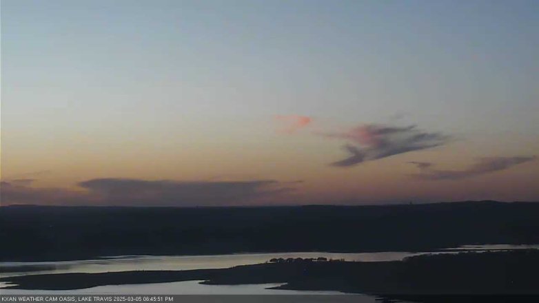 Lake Travis webcam, March 5, 2025 6:45 PM CT