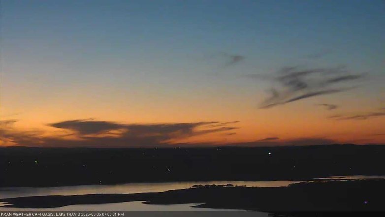 Lake Travis webcam, March 5, 2025 7:00 PM CT