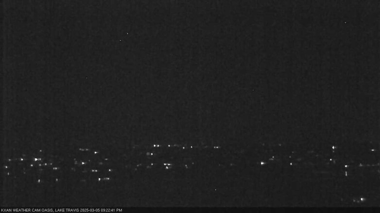 Lake Travis webcam, March 5, 2025 9:25 PM CT
