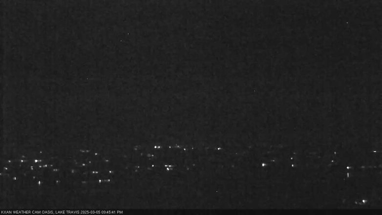 Lake Travis webcam, March 5, 2025 9:45 PM CT