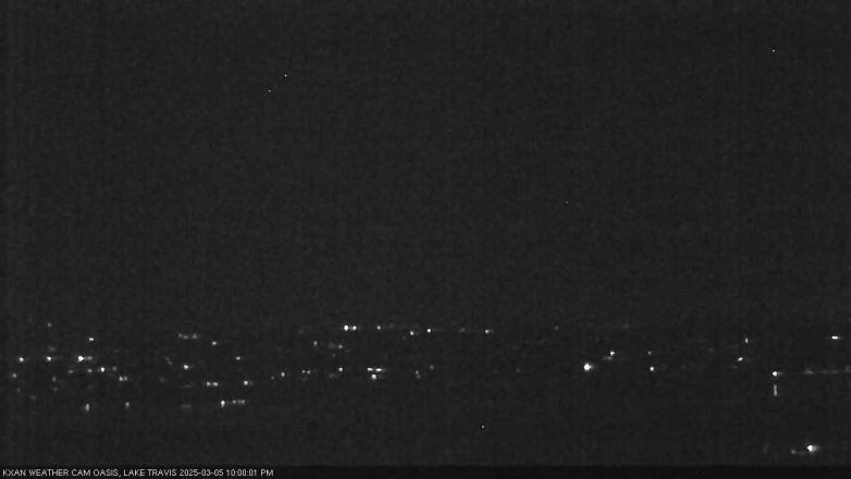 Lake Travis webcam, March 5, 2025 10:00 PM CT