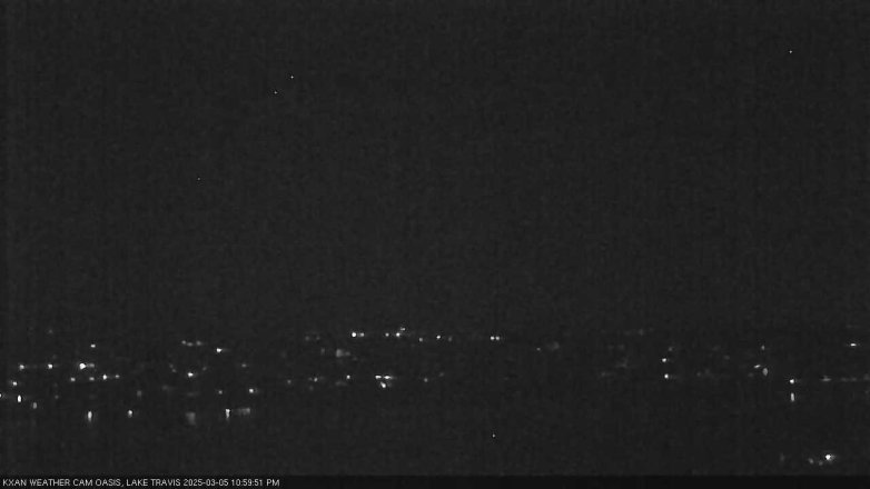 Lake Travis webcam, March 5, 2025 11:00 PM CT