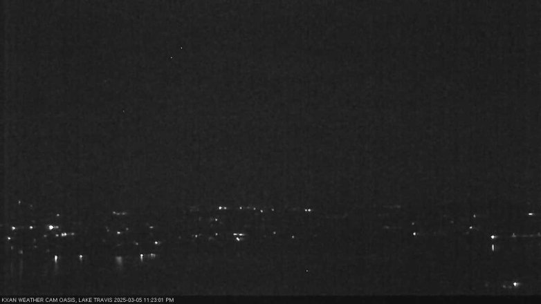 Lake Travis webcam, March 5, 2025 11:25 PM CT