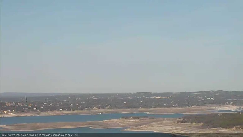 Lake Travis webcam, March 6, 2025 9:25 AM CT