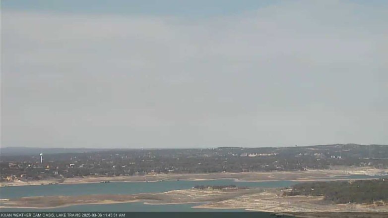 Lake Travis webcam, March 6, 2025 11:45 AM CT