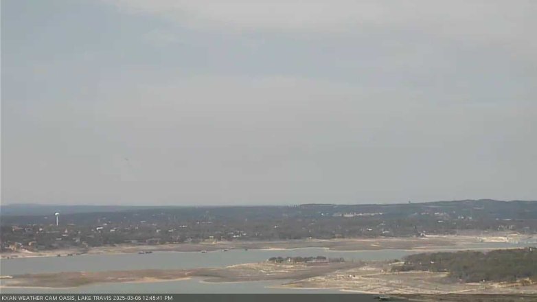 Lake Travis webcam, March 6, 2025 12:45 PM CT