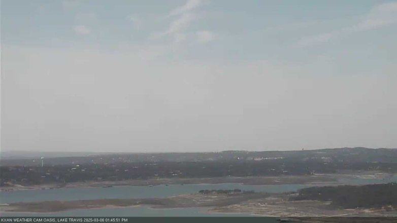 Lake Travis webcam, March 6, 2025 1:45 PM CT