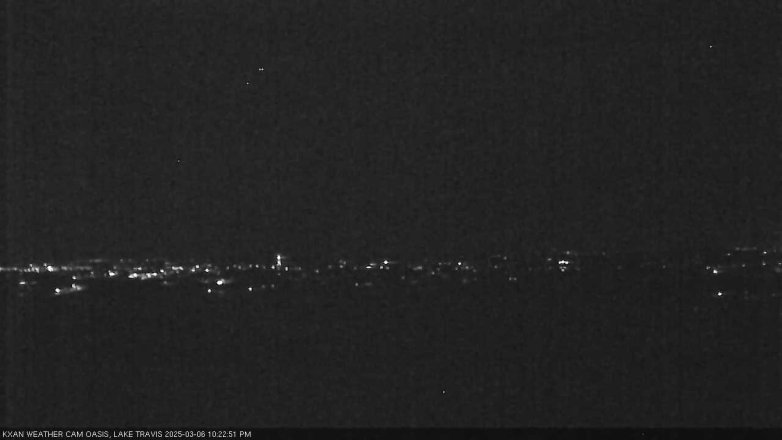 Lake Travis webcam, March 6, 2025 10:25 PM CT