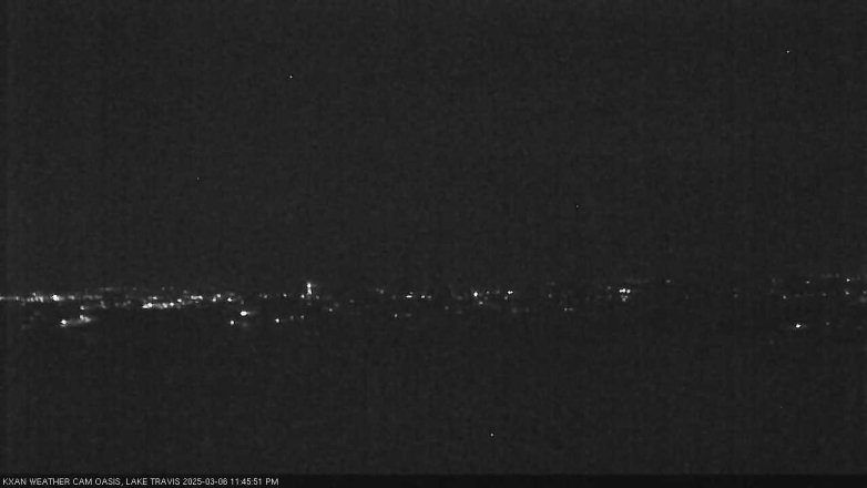 Lake Travis webcam, March 6, 2025 11:45 PM CT