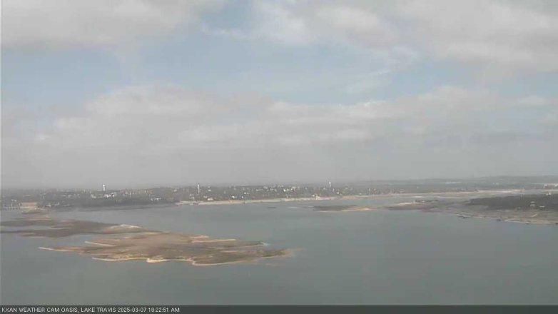 Lake Travis webcam, March 7, 2025 10:25 AM CT
