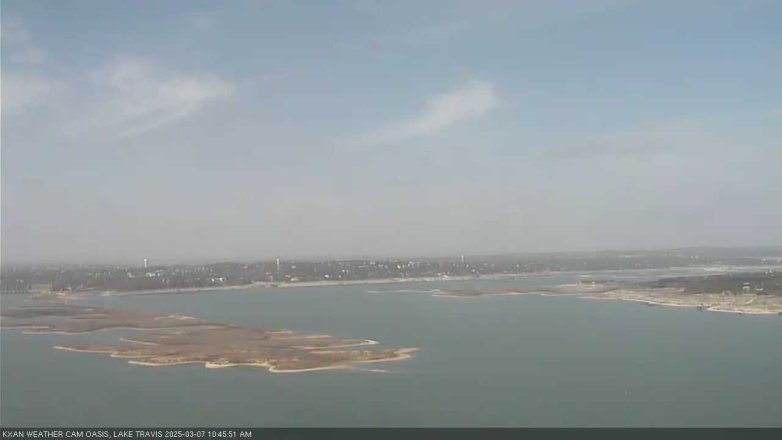 Lake Travis webcam, March 7, 2025 10:45 AM CT