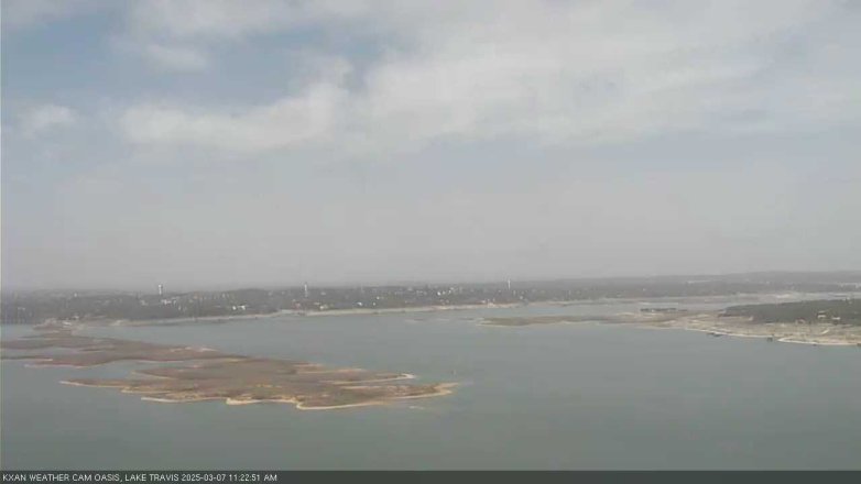 Lake Travis webcam, March 7, 2025 11:25 AM CT