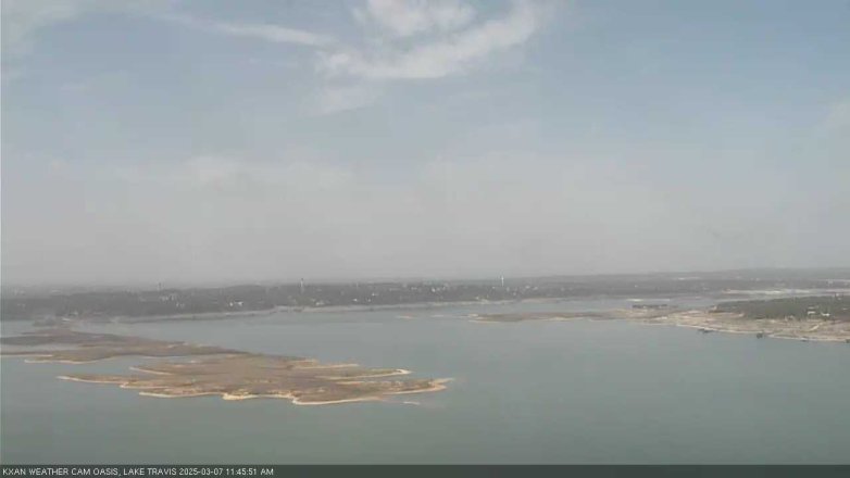 Lake Travis webcam, March 7, 2025 11:45 AM CT