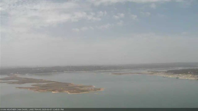 Lake Travis webcam, March 7, 2025 12:45 PM CT