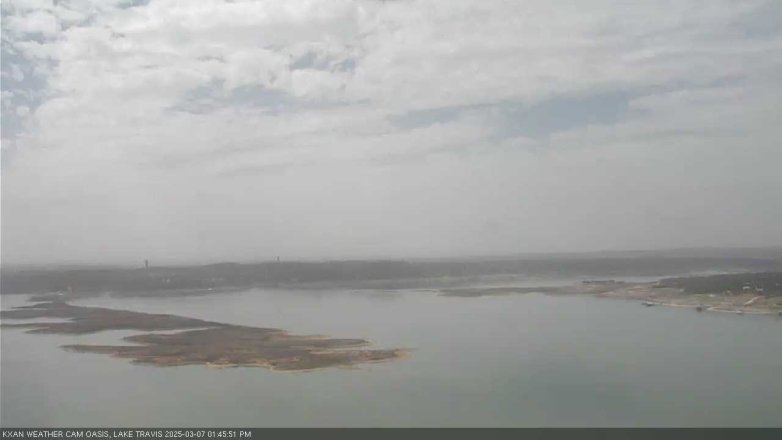 Lake Travis webcam, March 7, 2025 1:45 PM CT