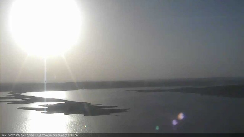 Lake Travis webcam, March 7, 2025 5:25 PM CT