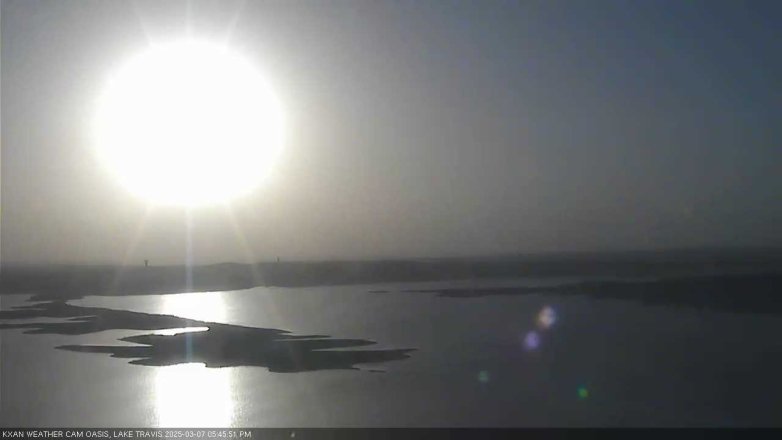 Lake Travis webcam, March 7, 2025 5:45 PM CT