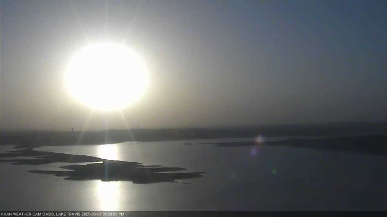 Lake Travis webcam, March 7, 2025 6:00 PM CT