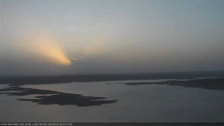 Lake Travis webcam, March 7, 2025 6:25 PM CT