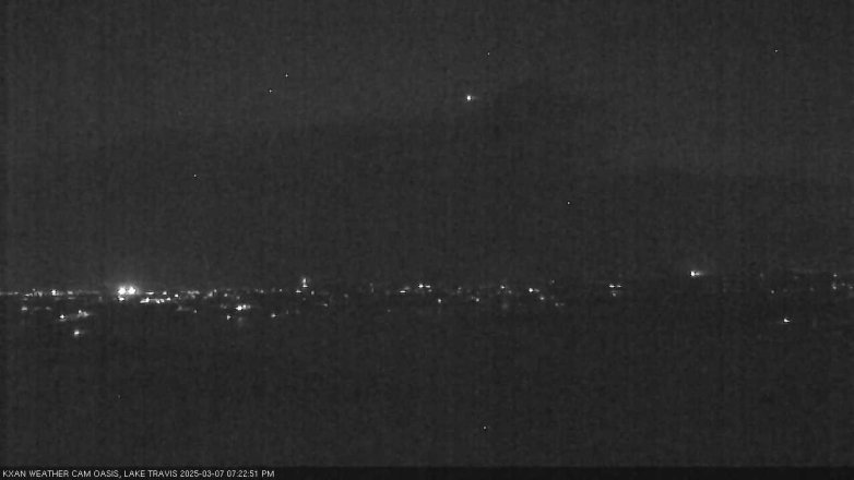 Lake Travis webcam, March 7, 2025 7:25 PM CT