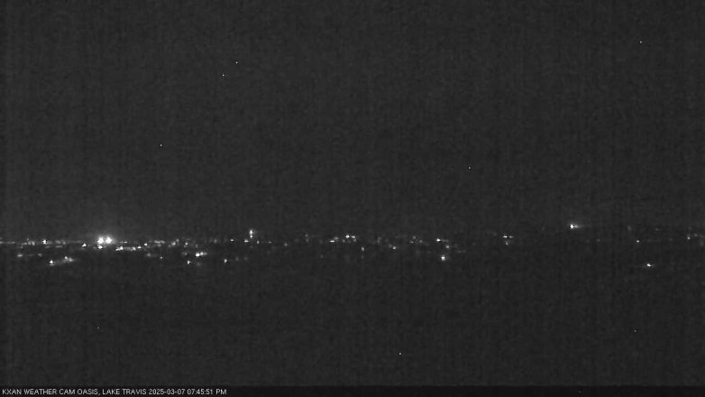 Lake Travis webcam, March 7, 2025 7:45 PM CT