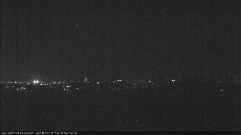 Lake Travis webcam, March 7, 2025 8:25 PM CT