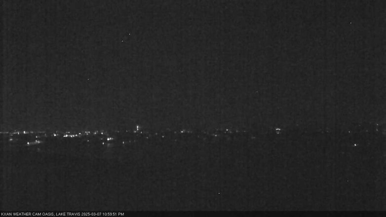 Lake Travis webcam, March 7, 2025 11:00 PM CT