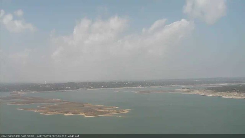Lake Travis webcam, March 8, 2025 11:45 AM CT