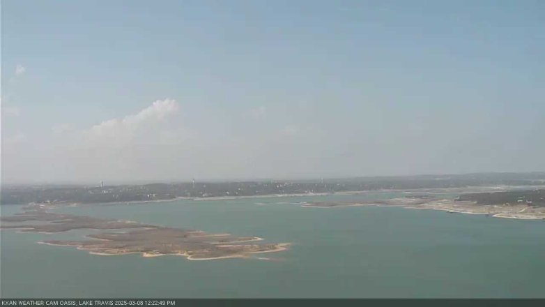 Lake Travis webcam, March 8, 2025 12:25 PM CT