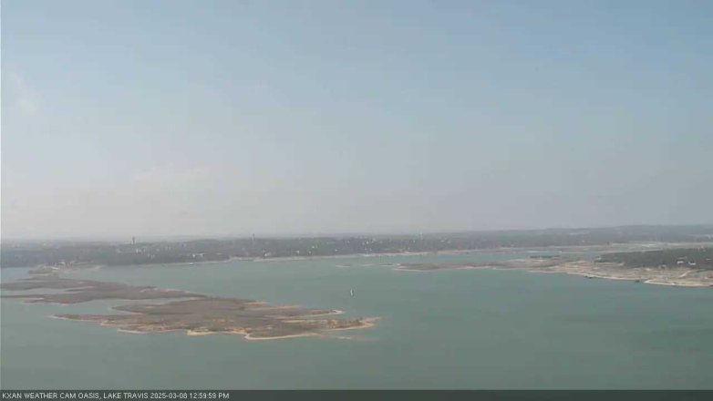 Lake Travis webcam, March 8, 2025 1:00 PM CT