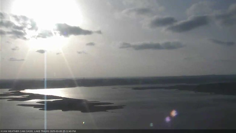 Lake Travis webcam, March 8, 2025 5:25 PM CT