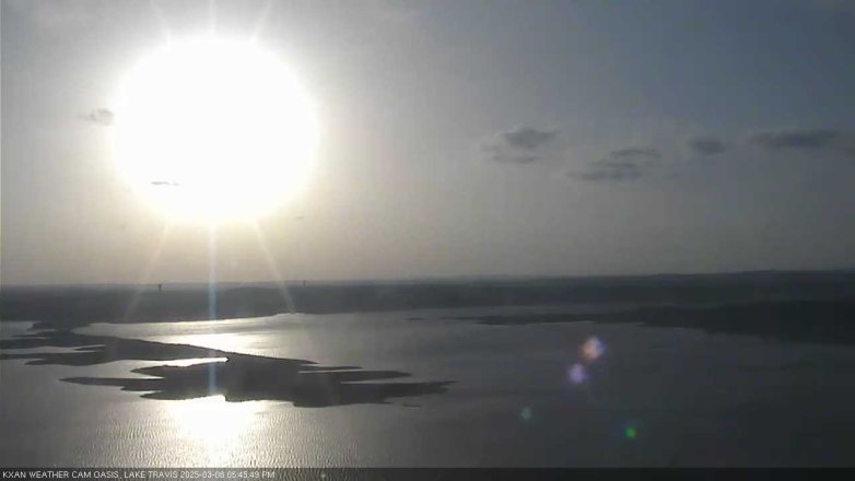 Lake Travis webcam, March 8, 2025 5:45 PM CT
