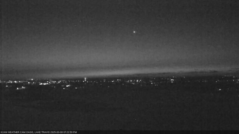 Lake Travis webcam, March 8, 2025 7:25 PM CT