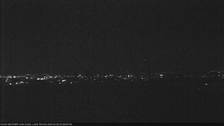 Lake Travis webcam, March 8, 2025 8:00 PM CT